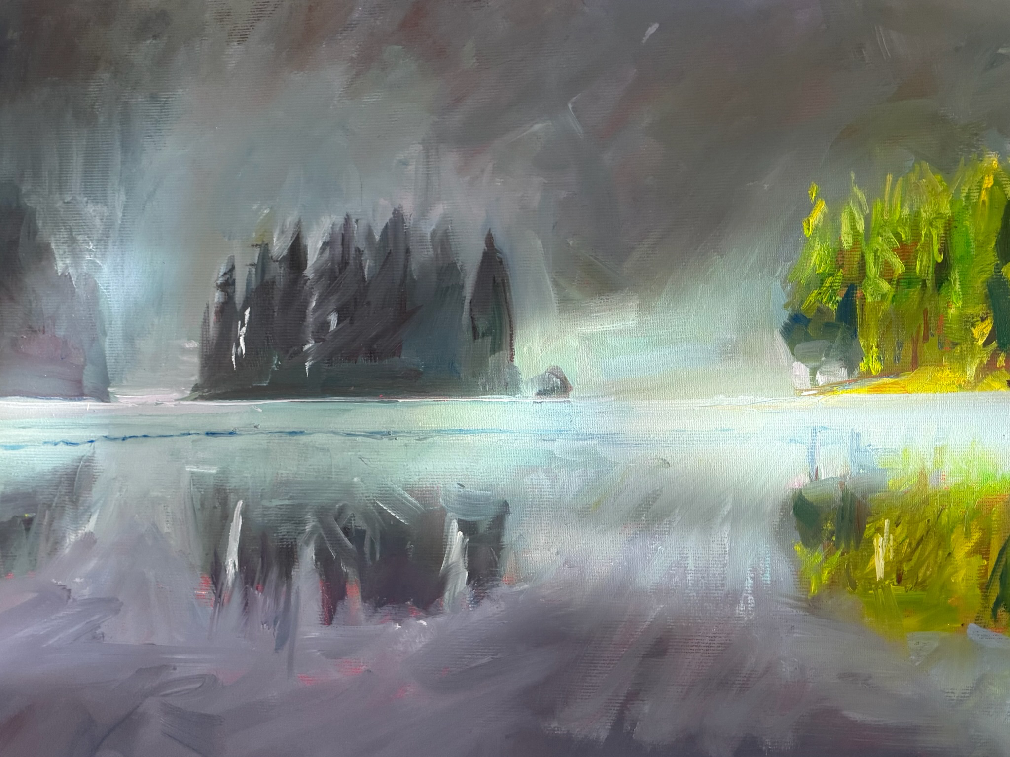 Reflected Pines, Lej da Champfèr - Ansicht 2