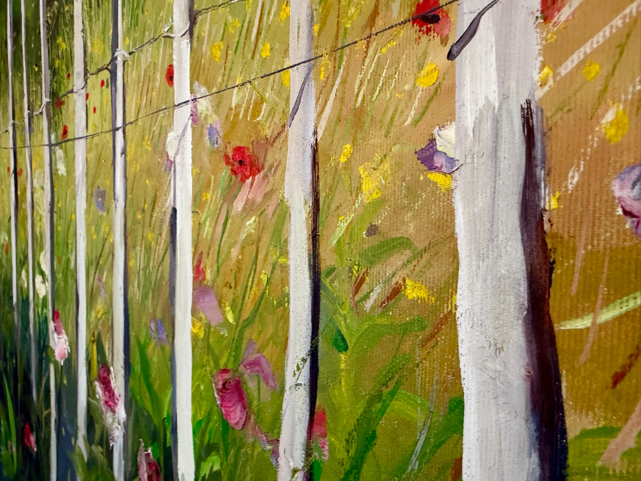 Zaun und Blumen - alternate view