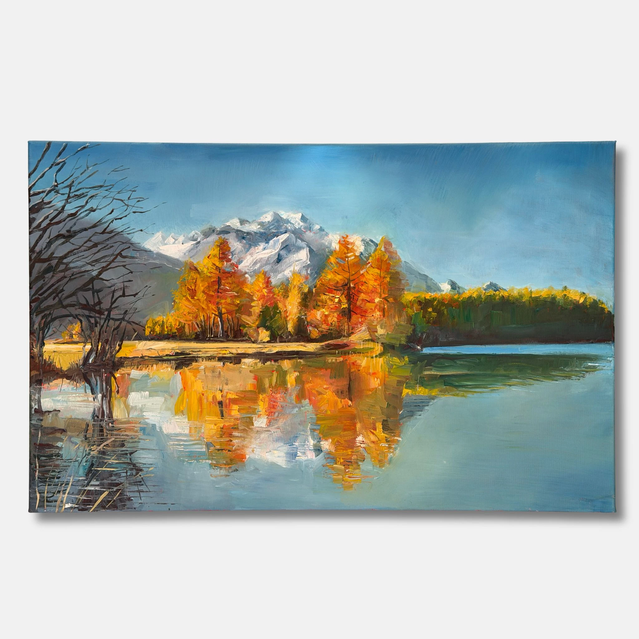 Autumn Mirror, Silsersee - alternate view