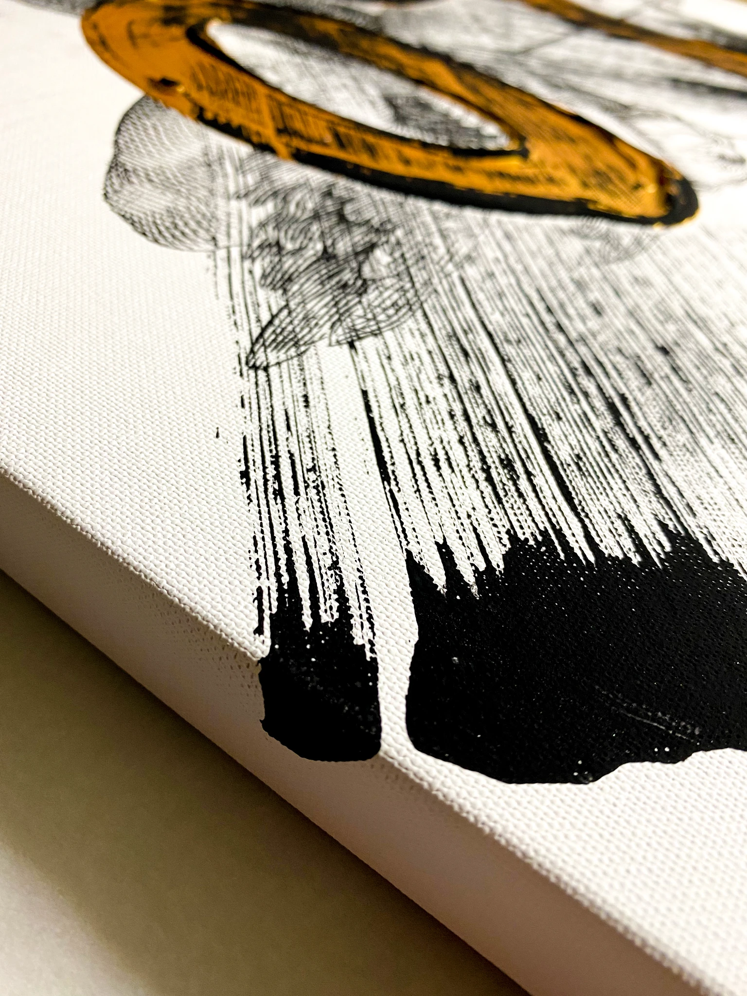 Dirty L O V E on canvas - Ansicht 6