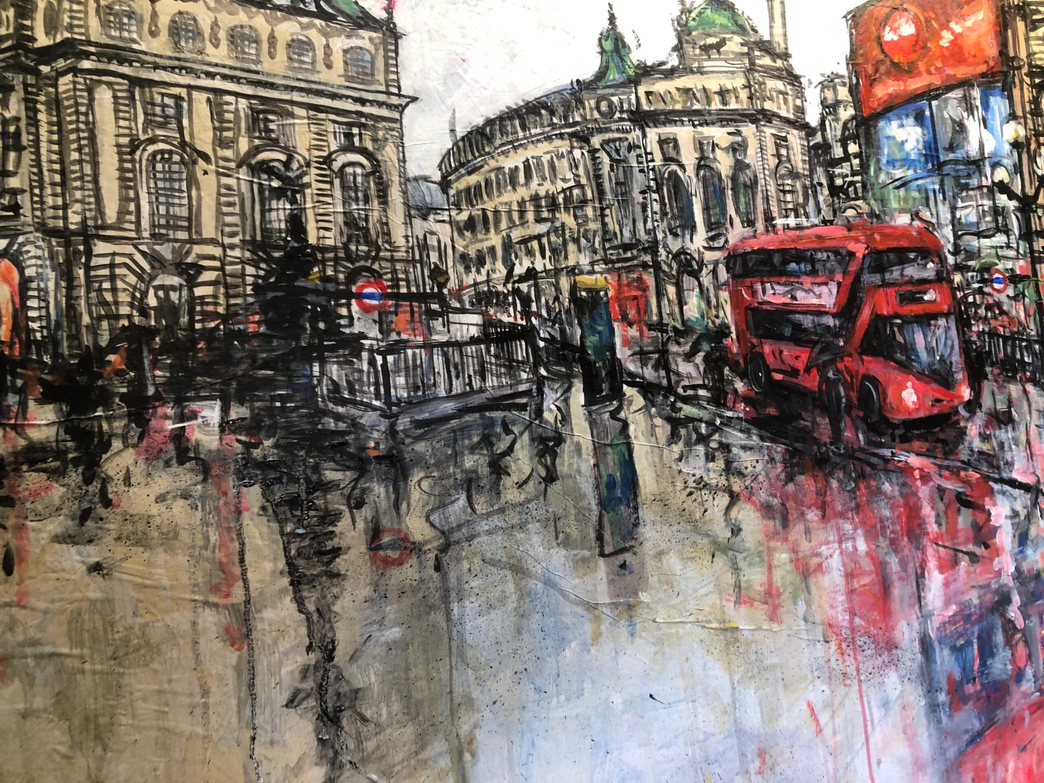 London, Piccadilly Circus in the rain - vista 3