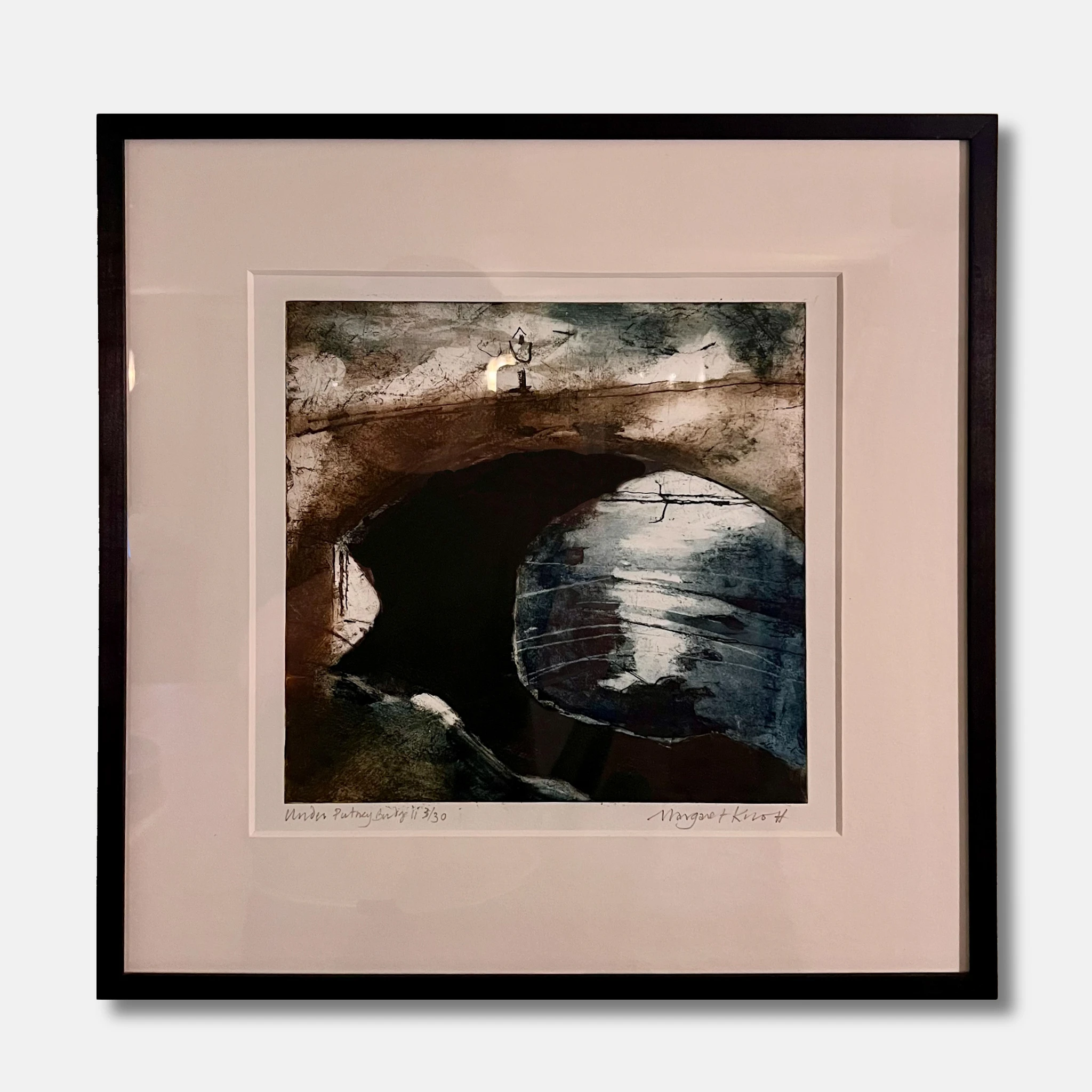 Under Putney Bridge II 3/30 - alternate view