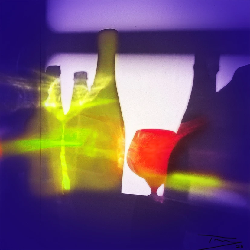 Still life with Red Glass 8