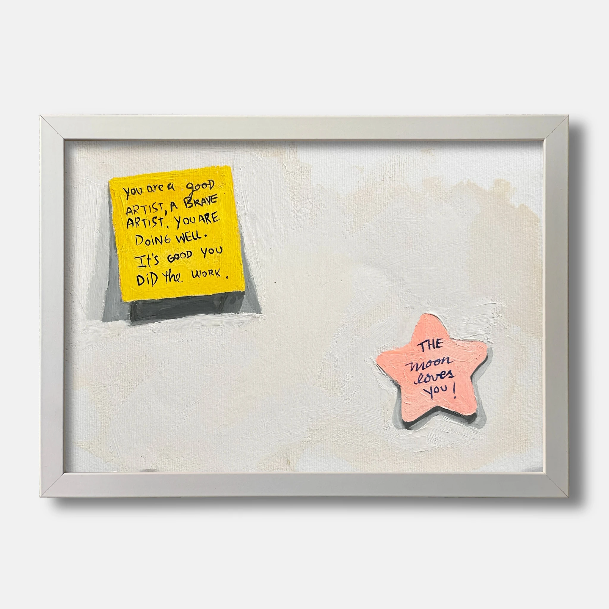 ‘Post-It’ Series - A Brave Artist - alternate view