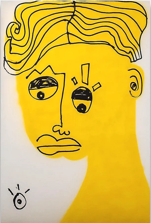 George artwork in living space