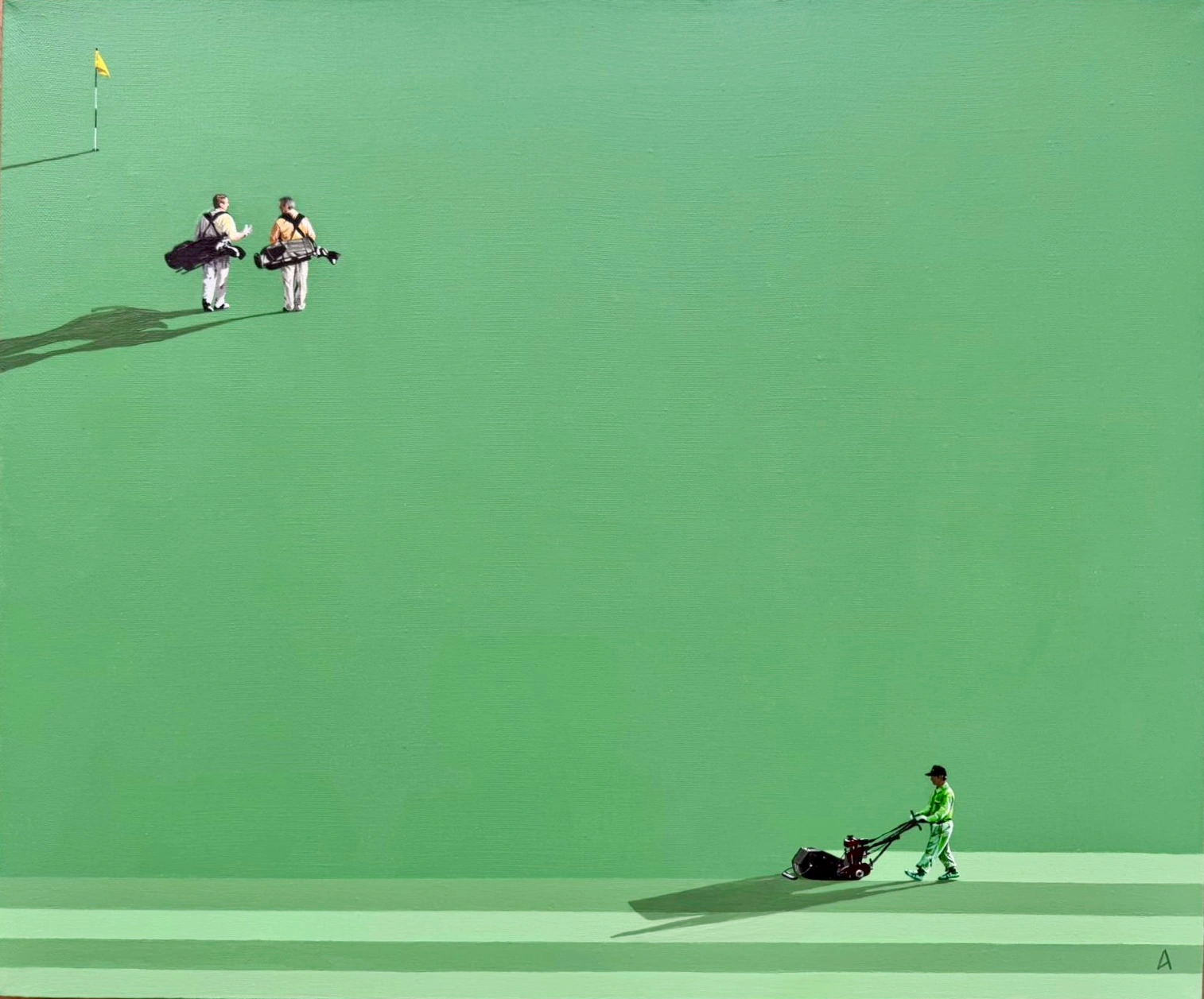 An artwork photographed straight-on, filling the entire frame with no background.